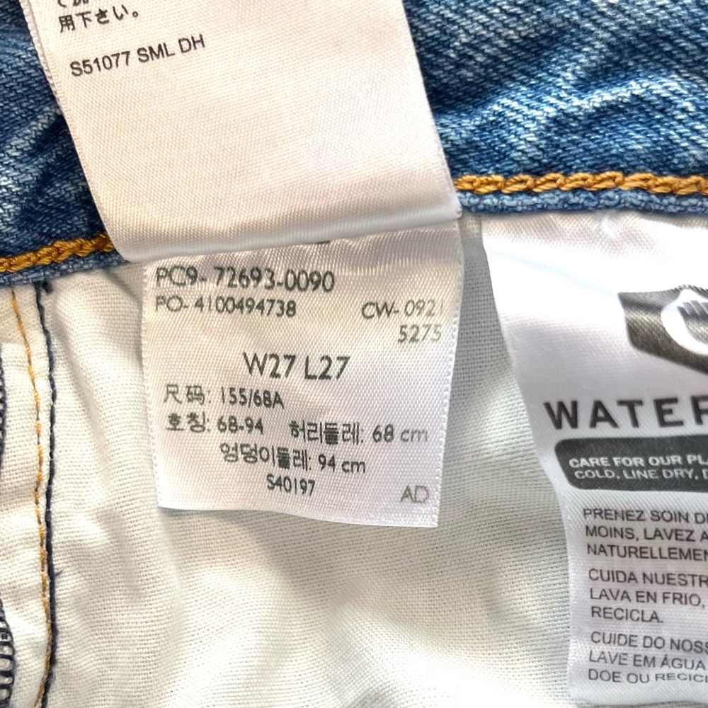 Custom Levi’s Ribcage Straight Ankle Jeans in Noe High Size 27 - Picture 14 of 15
